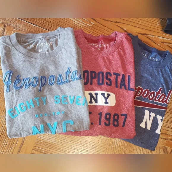 Aeropostal men's t-shirts, size S - Picture 2 of 6